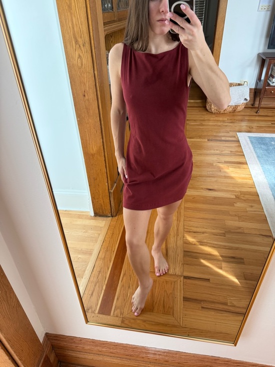 Reformation Dresses & Skirts - Reformation Sleeveless Burgundy Mini Dress